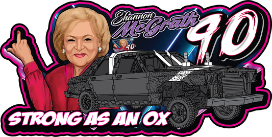 SHANNON MCGRATH MEDICAL FUNDRAISER DECAL