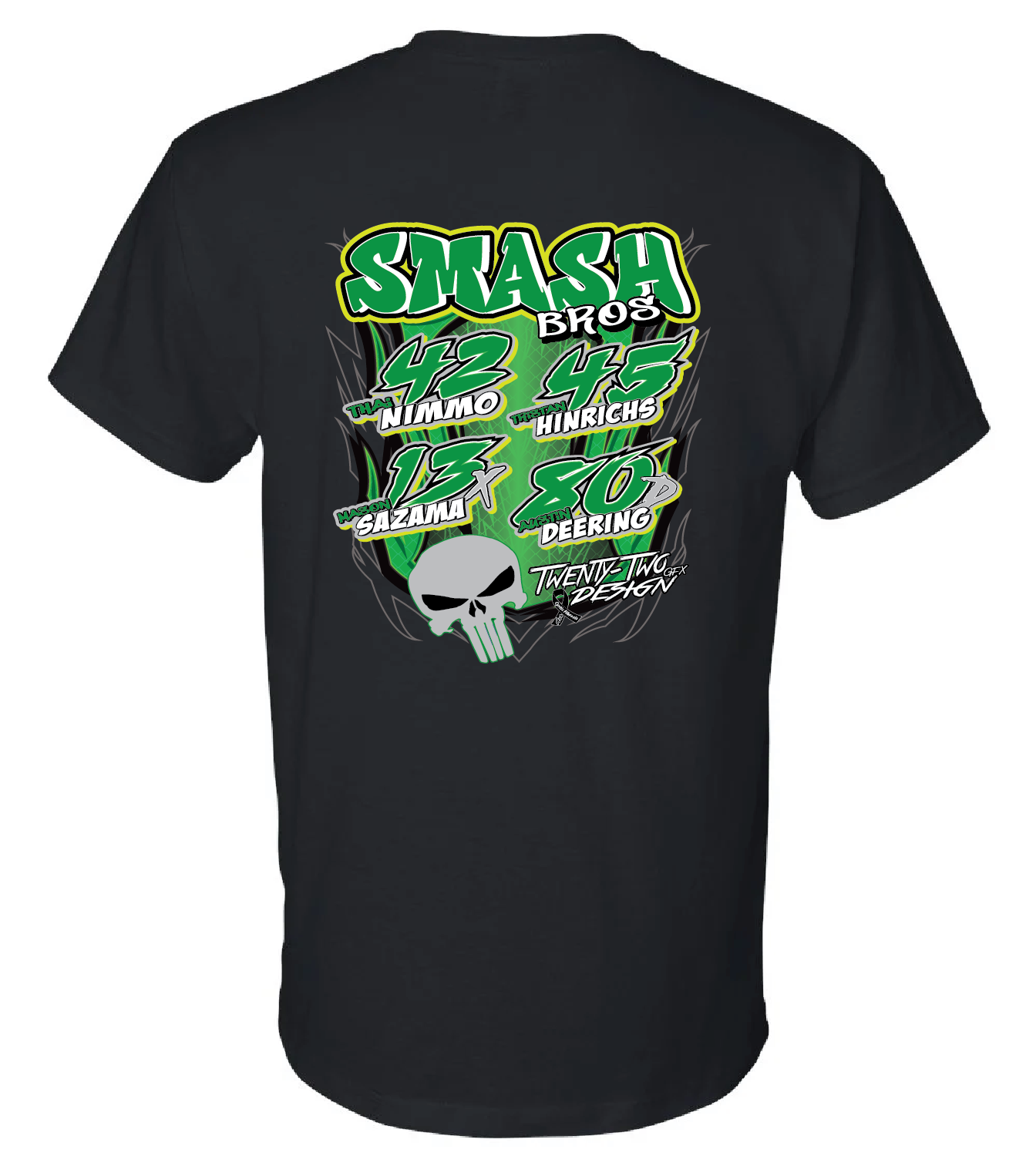 TEAM SMASH BROS T SHIRT